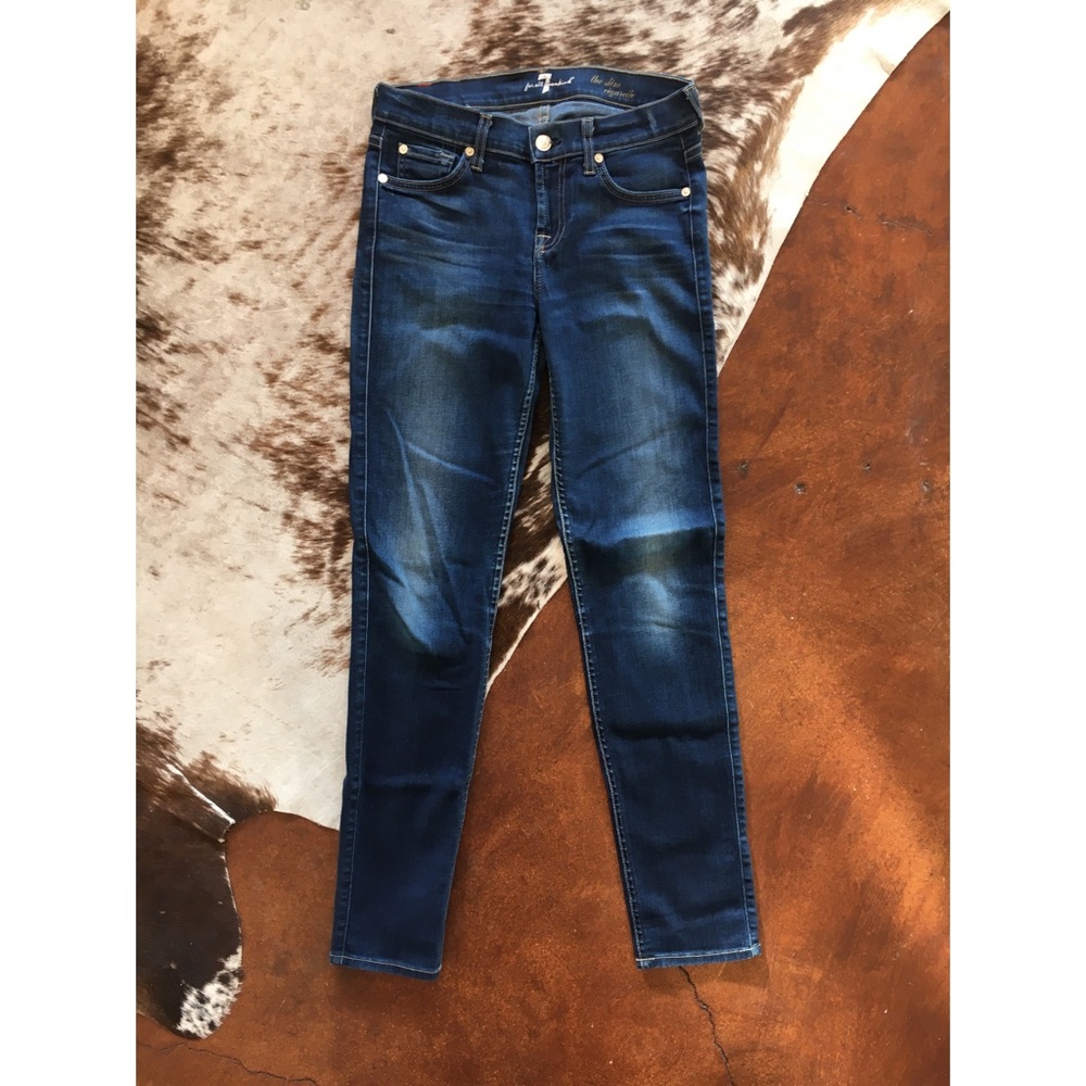 7 for All Mankind Slim Cigarette Leg Jeans Size 26